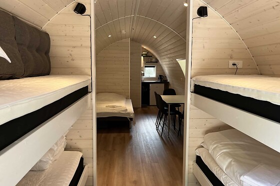 Wellnessophold i hytte hos Helle Aktivitetshotel