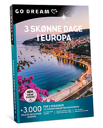 3 SKØNNE DAGE I EUROPA MED MORGENMAD