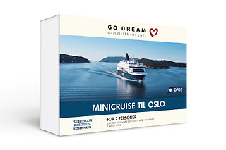 MINICRUISE TIL OSLO FOR 2 - AFREJSE: SØNDAG, MANDAG, TIRSDAG ELLER ONSDAG